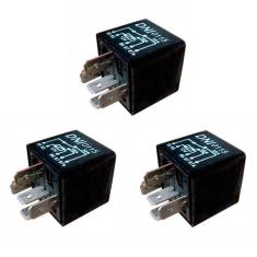 3 Relés Auxiliares Reversores 5 Terminais - 12V 40/30A - DNI 0115 - No
