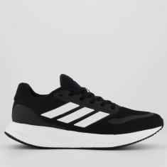 Tênis Adidas Runfalcon 5 Feminino Preto e Branco-Feminino