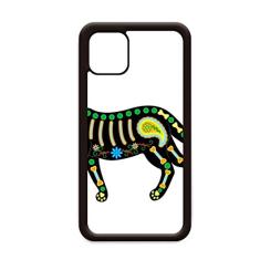 Bone Heart Black Cat Terror para iPhone 12 Pro Max Capa para Apple Mini Mobile Case