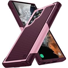 Capa projetada para Samsung Galaxy S24 Ultra, 2 em 1, presente Militay Grade Drop Protective Rugged Heavy Duty Capa à prova de choque para Galaxy S24 Ultra capa de telefone para mulheres homens menino