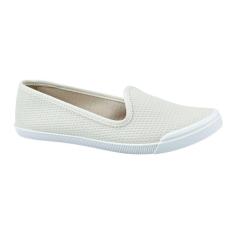 Tenis Moleca Sapatilha Napa Tresse Santorini Branco OFF Feminino Conforto