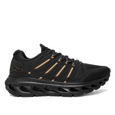 Tênis Olympikus Cyber 4 Masculino - Preto e Dourado