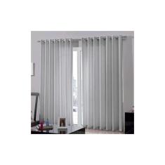 Cortina Bella Janela 300x170 cm Duplex Bellini com Forro Titânio