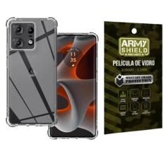 Capa Capinha Para Moto Edge 50 Pro + Pelicuda de Vidro 3D Armishield -