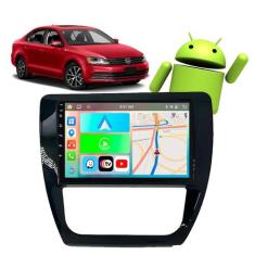 Kit multimidia android 9" jetta 12/17 preto volkswagen carpl - E-Carpl