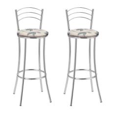 Kit 2 Banquetas Cromadas Bc26-a E516 - TRE PARONI