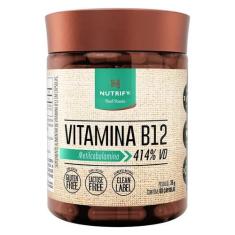 Vitamina B12 - Nutrify 60 Cápsulas, Sem Sabor