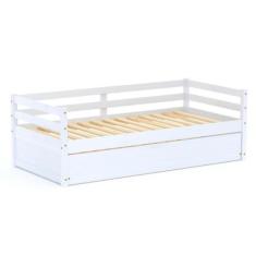 Bicama Infantil Slim Madeira Maciça Branco Housin