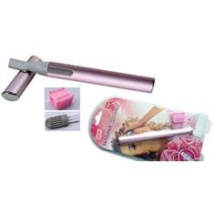 Mini Depilador Elétrico Aparador De Buço Sobrancelha Barba CANETA ROSA