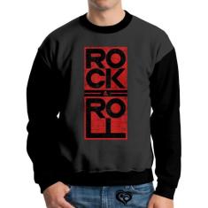 Moletom Rock N Roll Infantil UNISSEX Guitarra Blusa Casaco R - Alemark