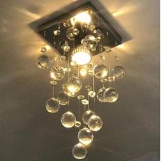 Lustre de cristal para lavabo com 30cm de altura - LUZ DECOR