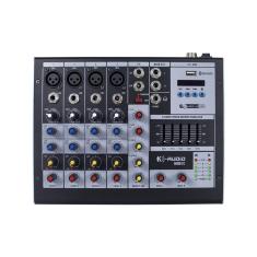 Mesa de Som Analógica 6 Canais ms 60 - k-audio