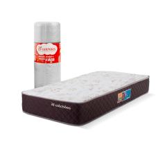 Colchão Solteiro a Vácuo Dupla Face Molas Ensacadas 88x188cm bf Colchões