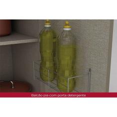 Gabinete De Cozinha Modulado Balcão Connect C/ 3 Portas E 2 Gavetas P/ Pia Duna/cristal - Henn