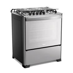 Fogão a Gás Dako Magister Inox Style 5 Bocas Mesa Inox - Bivolt