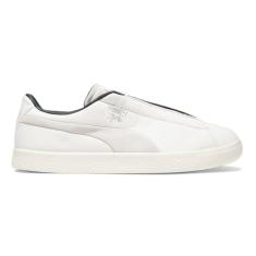 PUMA Tênis masculino X Nanamica Clyde Gt com cadarço casual - preto, Puma Branco-branco, 38