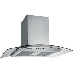 Coifa Ilha Jade 90 Cm Inox Suggar 220V