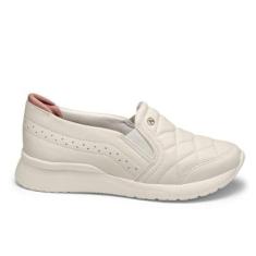 Tênis Kolosh C3008 Sem Cadarço Elástico Ziper Flatorm Feminino-Feminino