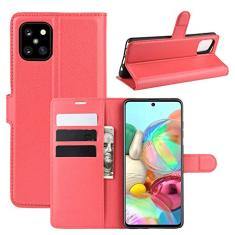 Capa para Galaxy Note 10 Lite, capa para Samsung A81, capa para Galaxy M60s, couro PU com suporte para cartão de crédito, carteira flip com suporte para Samsung Galaxy Note 10 Lite / A81 / M60s