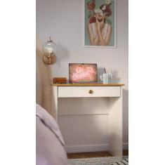 Escrivaninha / Mesa Notebook Multifuncional com 1 Gaveta Sala / Quarto