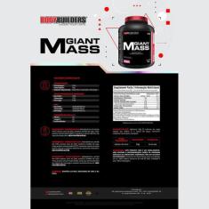 Giant Mass 3Kg Morango - Bodybuilders