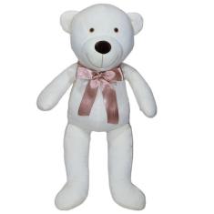 Urso ballu cor palha 60cm pelúcia decoração quarto bebê - XÚ BABY, Laç