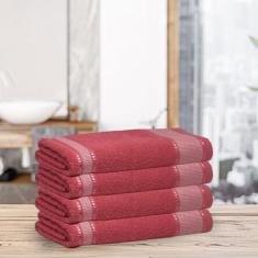 Kit 4 Toalhas de Banho Gigante 0.75 x 1.45 mts 100% Algodão - Casa Lin