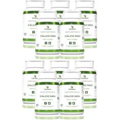 Kit Com 10 - Cálcio Mdk (Cálcio, Magnésio, Vitamina D e K2) 60 Capsula
