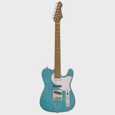 Guitarra Aria Pro ii Tele 615 MK2 Nashville Turquoise Blue