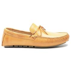 Mocassim Drive Masculino Whisky em Couro (40)