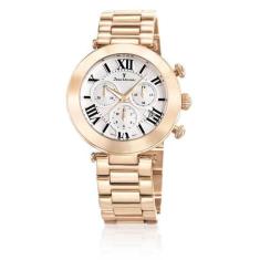 Relógio Pulso Jean Vernier Feminino Aço Rosegold Jv06853