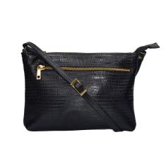 Bolsa Pequena Feminina Transversal Tiracolo Lateral Couro