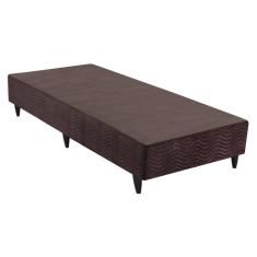 Base Sommier Camurça Solteiro 88x188x23cm Ortobom Marrom
