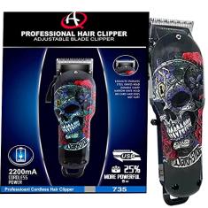 Maquina Corte Profissional Barbeiro Sem Fio Recarregável 735