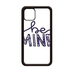 Capa Be Mine com citação fofa para iPhone 12 Pro Max para Apple Mini Mobile Case