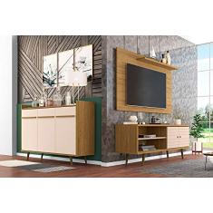Conjunto Sala Tv Rack Onix Painel Chanel Aparador Quartzo