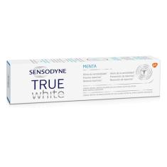 Sensodyne Creme Dental True White com Flúor, Proteção Duradoura Contra a Sensibilidade, Clareamento Dental Especial para Dentes Sensíveis, 100g