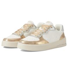 Skechers Tênis feminino Hiland-Soft Metals, Natural/Mulit, 36