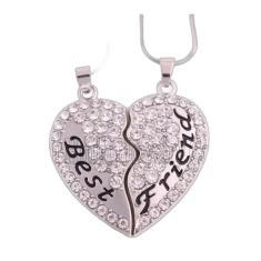 Colar Eternas Amigas BFF Lindíssimo Folheado a Prata