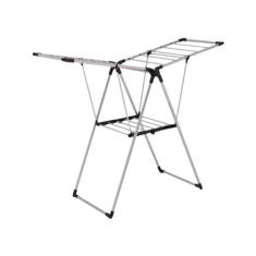 Varal De Chão Inteligente Portátil Dobrável Em Aço Inox