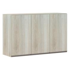 Armário Para Cozinha 120cm 3 Portas Luci Legno Crema