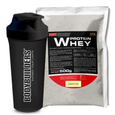 Kit Whey 500g Baunilha + Coqueteleira - Bodybuilders-Unissex