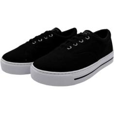 Tênis Ramarim Casual Lona com Cadarço Elástico Feminino-Feminino