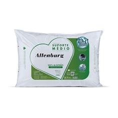 Travesseiro Suporte Médio Altenburg Extra Branco Capa Percal 180 Fios 100% Algodão