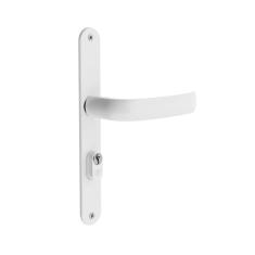 Fechadura 3F Porta Aluminio Estreita Espelho 522/116 Branco