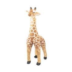 Girafa Realista Em Pé 79Cm - Pelúcia - Fofy Toys