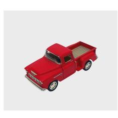 Miniatura Carro Chevy Stepside Pick-up 1955 1/32 (Vermelho) - Toy King