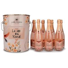 Espumante Rosé Brut Casa Perini Balde C/7 Garrafas