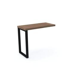 Mesa de Escritório Complemento 90 x 45 cm Pé Tubular PE40 em MDP Cor W