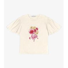Blusa Infantil Feminina Trick Nick Bege, Bege, 8